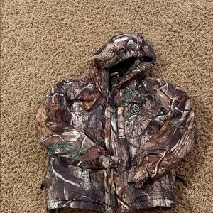 Kids Whitetails Camouflage Hooded Jacket